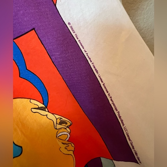 Chaser Aretha Franklin Retro Poster Crew Neck Tee, Large, NWT - Picture 7 of 8